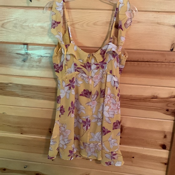 Sheer Floral Dress - Picture 4 of 6